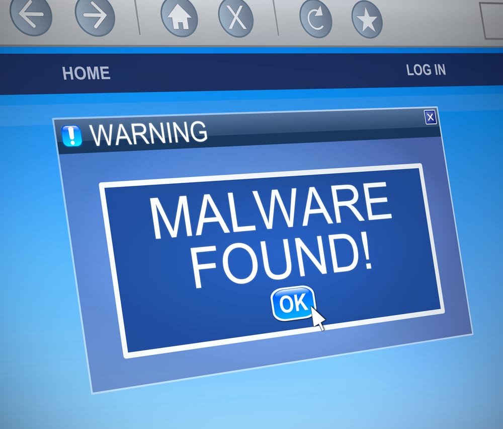 warning malware found