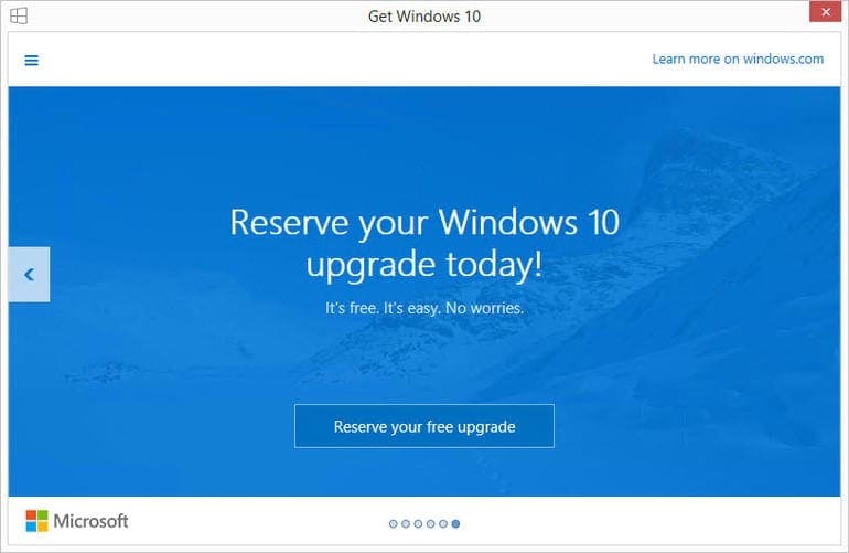 windows 10 upgrade