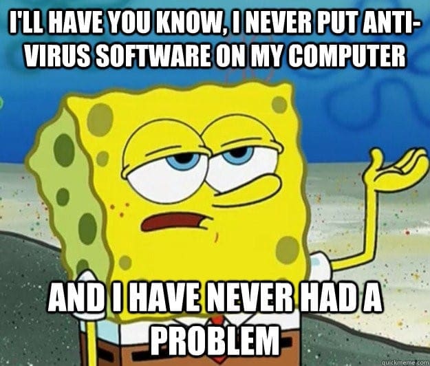 no antivirus software
