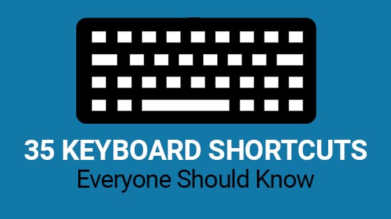 35 Keyboard shortcuts