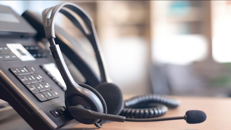 voip phone and headset